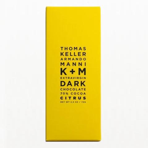 Thomas Keller K+M - 'Citrus' Dark Chocolate (70% | 70G)
