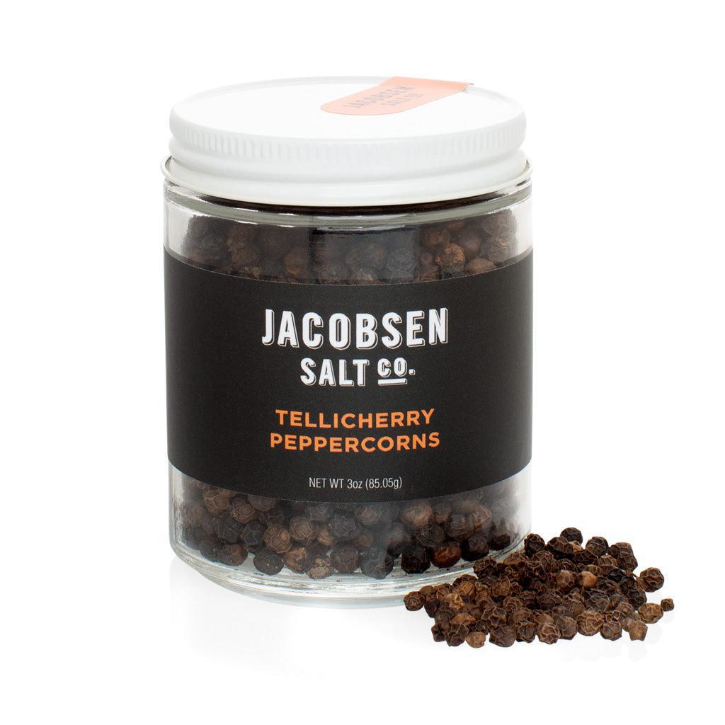 Jacobsen Salt Co - Tellicherry Peppercorns Refill Jar (3OZ)