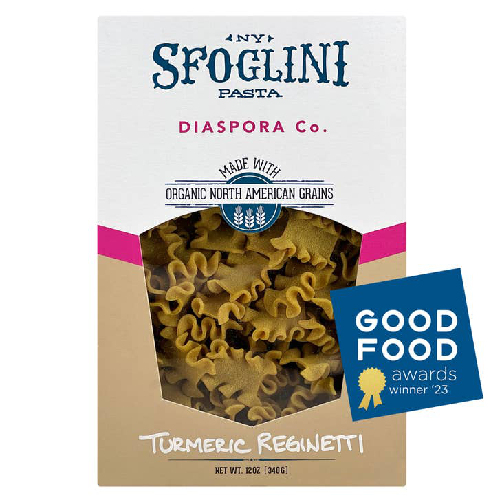 Sfoglini - 'Turmeric' Reginetti Organic Pasta (12OZ)