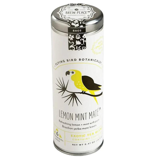 Flying Bird Botanicals - 'Lemon Mint Mate' Herbal Tea Blend (6CT)