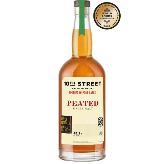10th Street Distillery - 'Holiday Edition' Port Cask Finish Peated American Single Malt (750ML)