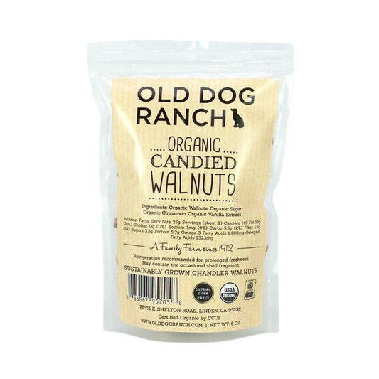 Old Dog Ranch - Organic Candied Walnuts (6OZ)