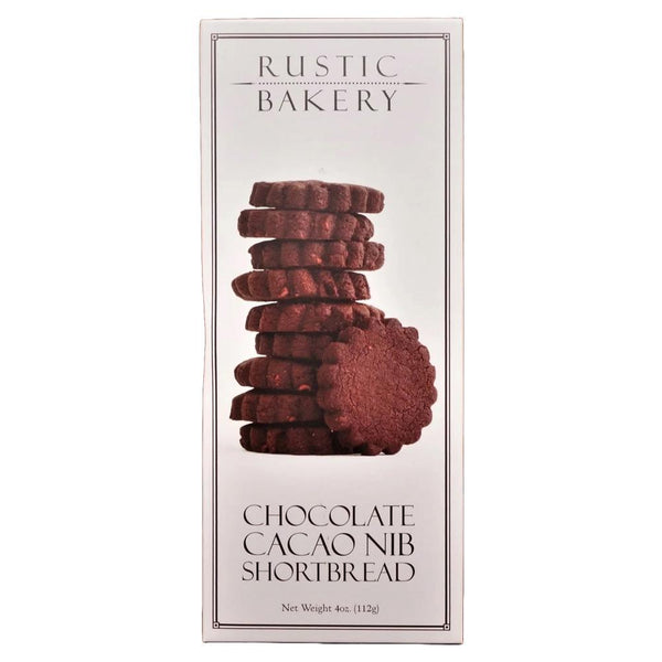 Rustic Bakery - 'Chocolate Cacao Nib' Shortbread (4OZ).