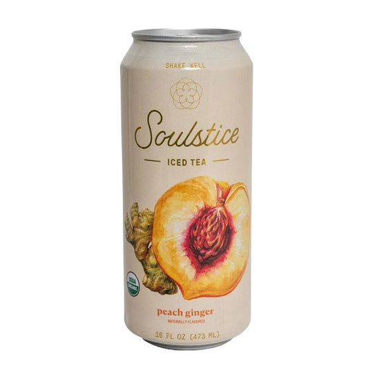 Soulstice - 'Peach Ginger' Organic Iced Tea (16OZ)