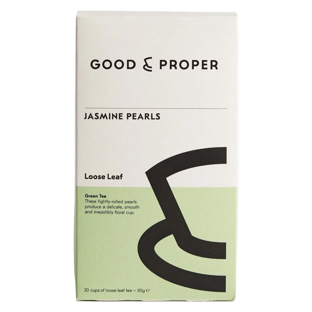 Good & Proper Tea - Jasmine Pearls Loose - Leaf Black Tea (50G | 20 Cups)