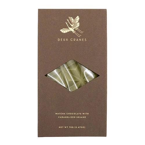 Deux Cranes - Matcha Chocolate w/ Caramelized Sesame (84G)