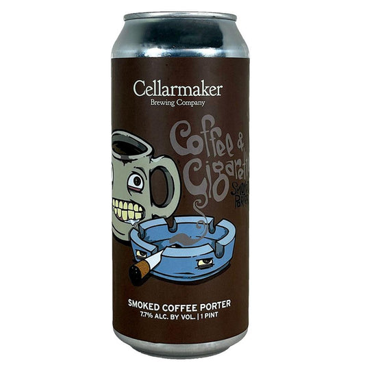 Cellarmaker Brewing Company - 'Coffee & Cigarettes' Smoked Coffee Porter (16OZ)