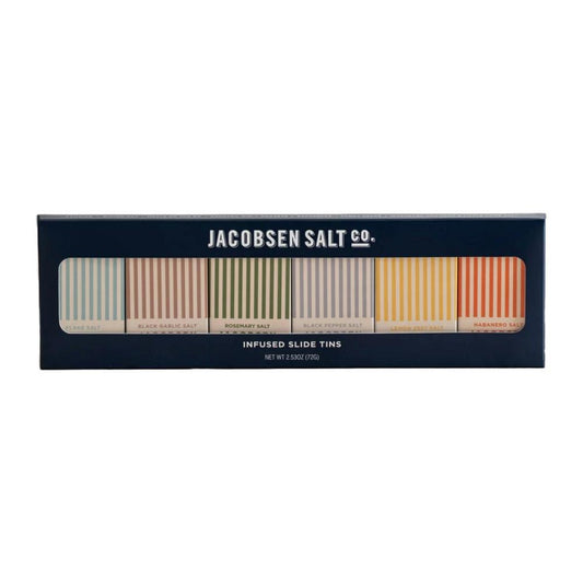 Jacobsen Salt Co - 'Infused Slide Tins' Set (6CT)