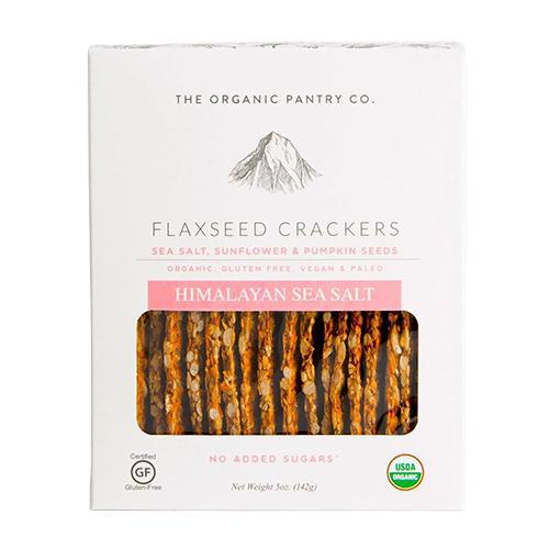 The Organic Pantry Co. - 'Himalayan Sea Salt' Flaxseed Crackers (5OZ)