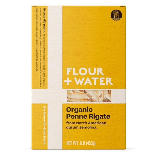 Flour + Water - Organic Penne Rigate (1LB)