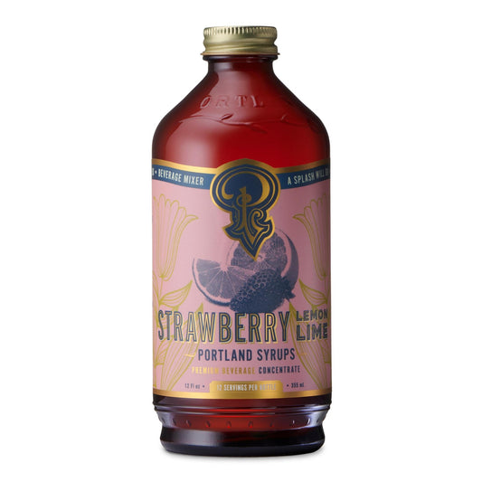 Portland Syrups - 'Strawberry Lemon Lime' Liquor & Soda Mixer (12OZ)