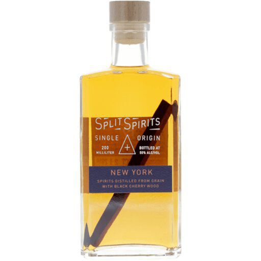 Split Spirits - 'New York' Spirit Aged w/ Black Cherry Wood (200ML)