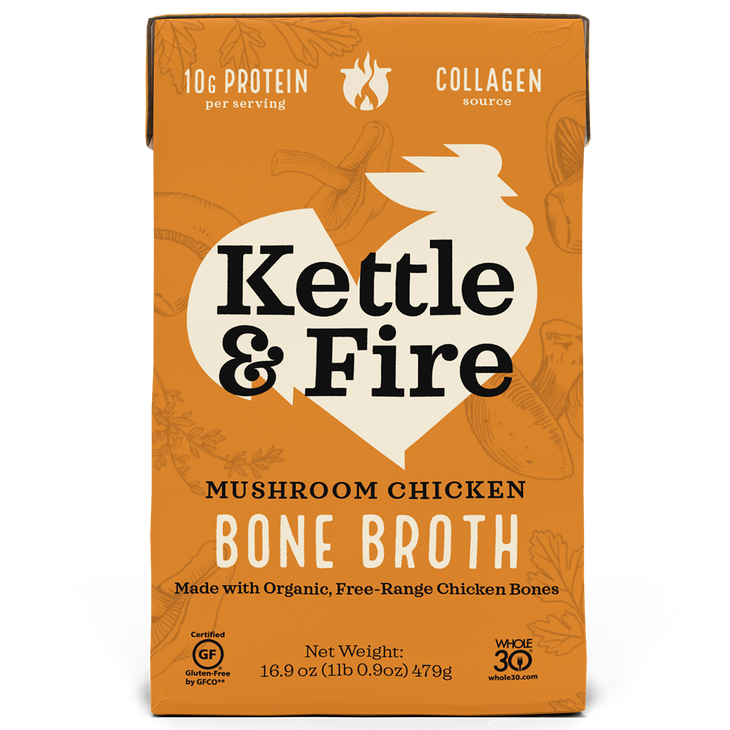 Kettle & Fire - 'Mushroom Chicken' Bone Broth (16.9OZ)