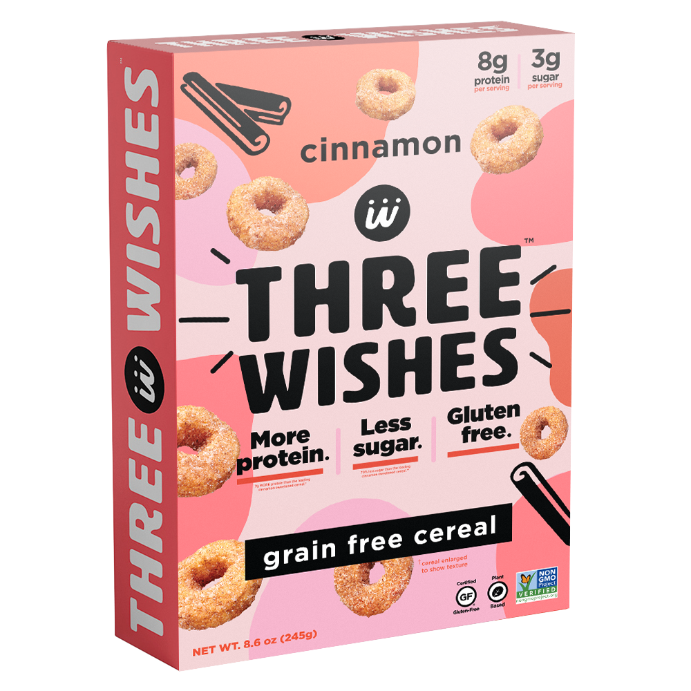 Three Wishes - 'Cinnamon' Grain Free Cereal (8.4OZ)