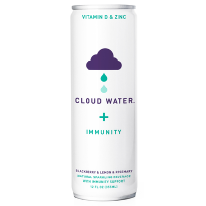 Cloud Water - 'Immunity' Sparkling Beverage w/ Blackberry, Lemon & Rosemary (12OZ)