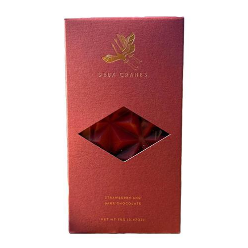 Deux Cranes - Strawberry & Dark Chocolate (70G)