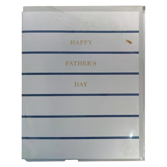 417 Press - 'Happy Father's Day' Folded Stripes Card (1CT)