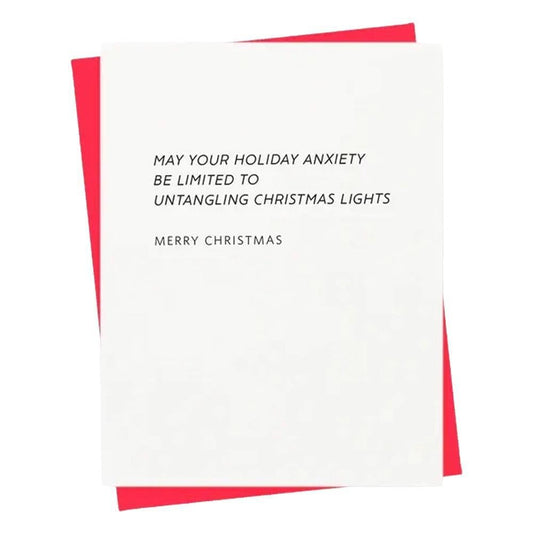 417 Press - 'Merry Christmas: May Your Holiday Anxiety' Greeting Card (1CT)