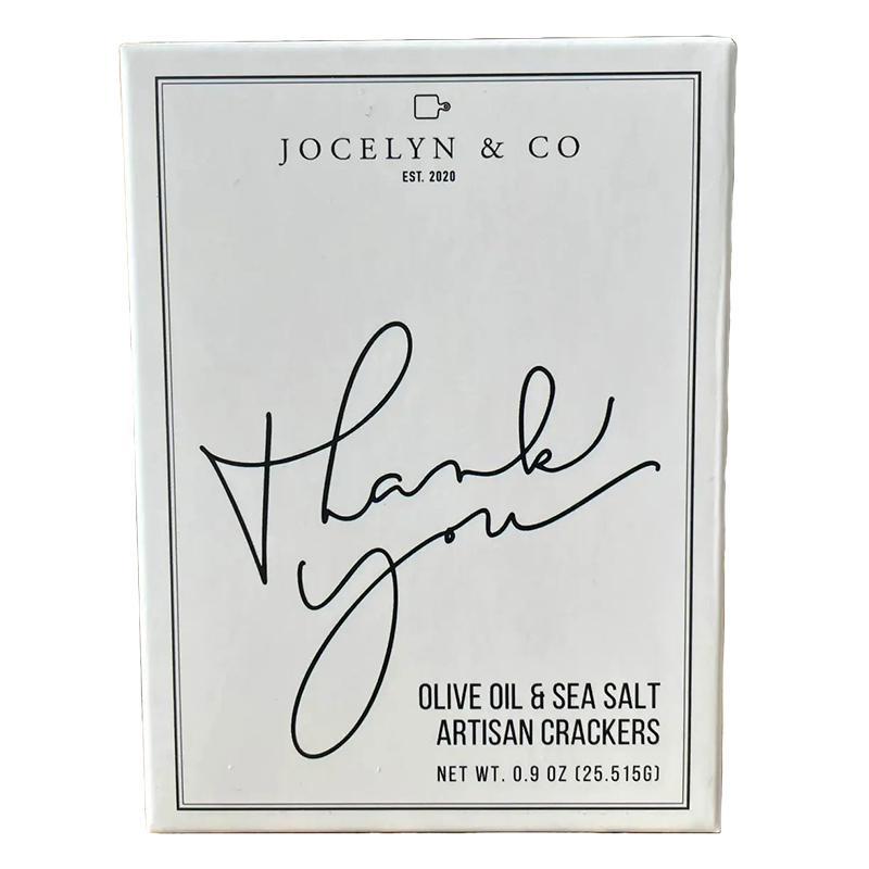 Jocelyn & Co. - Olive Oil & Sea Salt Mini Crackers (0.9OZ)