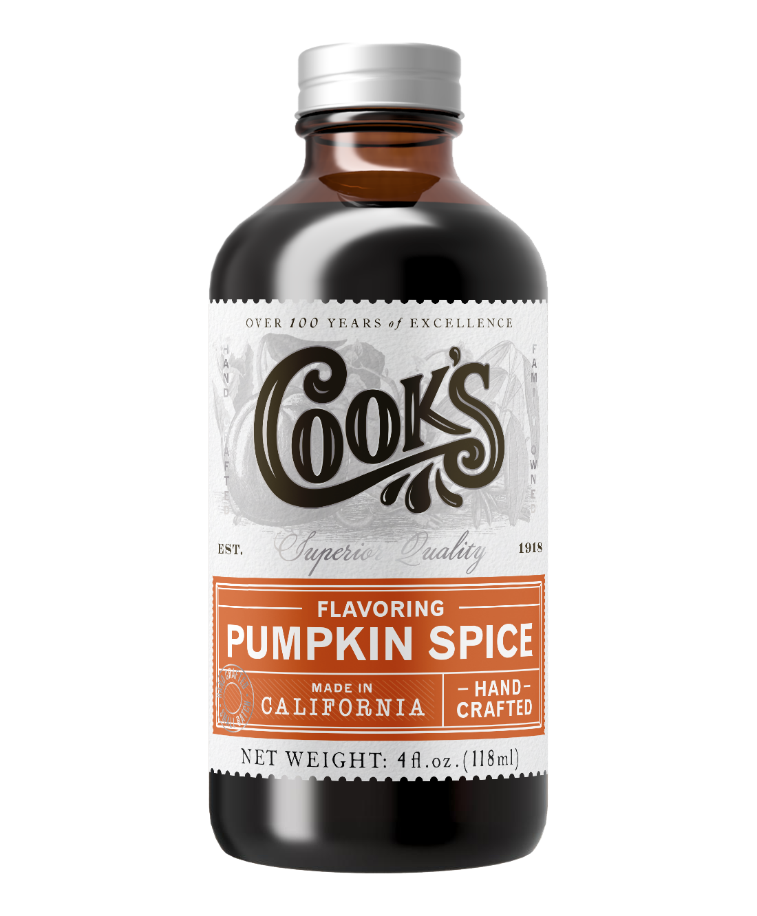 Cook's - 'Pumpkin Spice' Flavoring (4OZ)