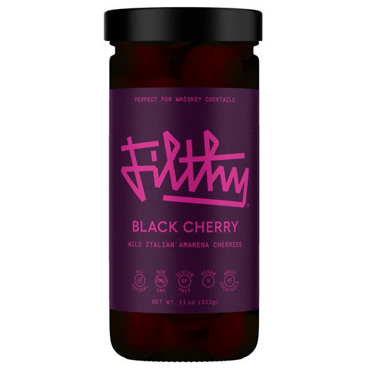 Filthy Foods - 'Black Cherry' Wild Italian Amarena Cherries (11OZ)