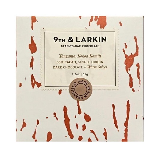 9th & Larkin - 'Kokoa Kamili, Tanzania' Single-Origin Dark Chocolate (72% | 65G)