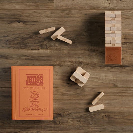 WS Game Company - 'Jenga' Vintage Bookshelf Edition