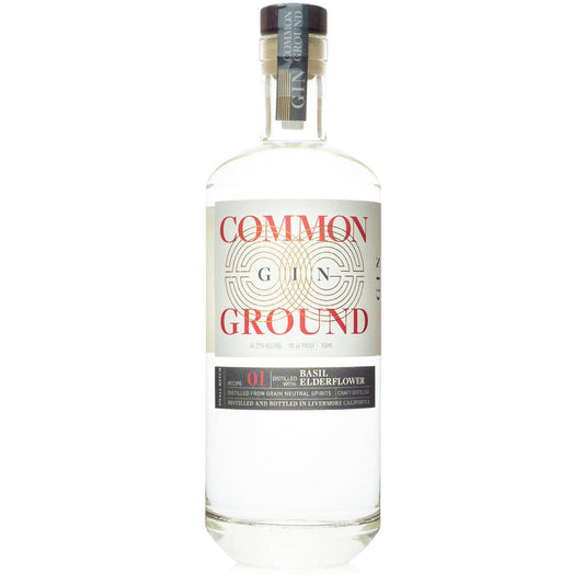 Common Ground Spirits - Basil & Elderflower Gin (750ML)