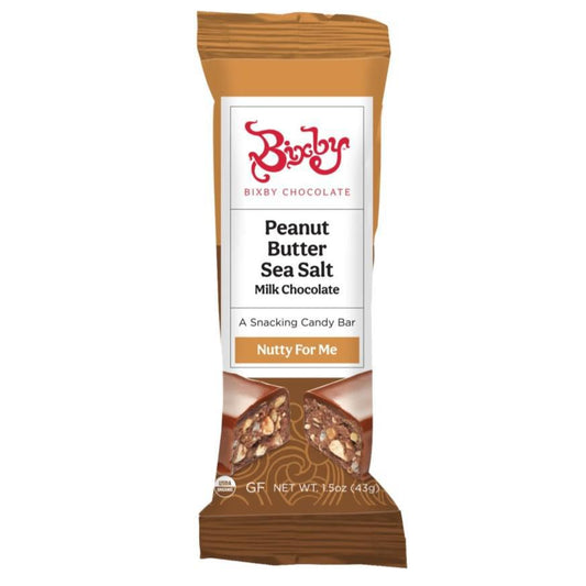 Bixby Chocolate - 'Peanut Butter Sea Salt' Milk Chocolate Candy Bar (1.5OZ)