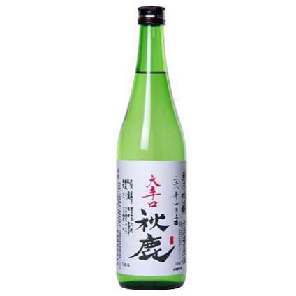 Akishika Brewery - 'Okarakuchi' Super Dry Junmai Ginjo Muroka Nama Genshu Sake (720ML)