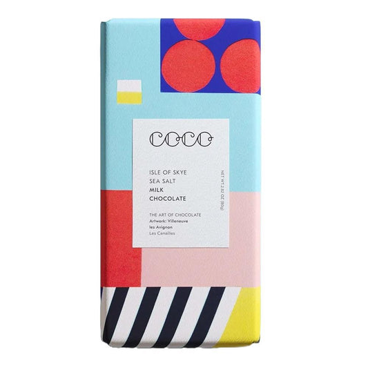 COCO Chocolatier - 'Isle of Skye Sea Salt' Milk Chocolate (80G | 40%)