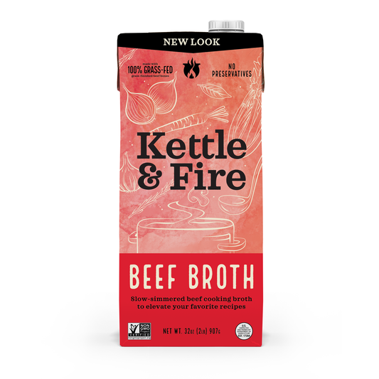 Kettle & Fire - Grass-Fed Beef Broth (32OZ)