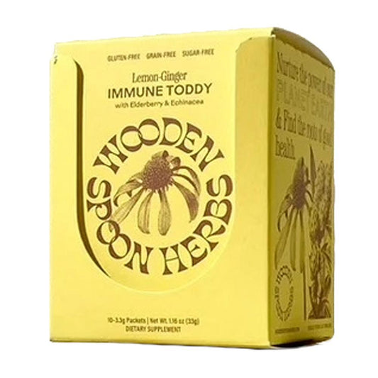 Wooden Spoon Herbs - 'Immune Toddy' Lemon-Ginger Sachets (10CT)