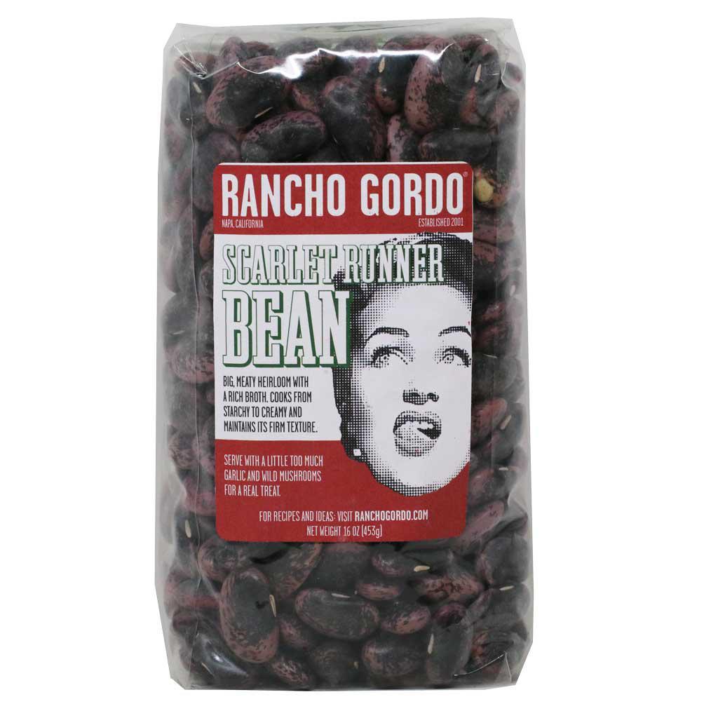 Rancho Gordo - 'Scarlet Runner' Heirloom Beans (16OZ)