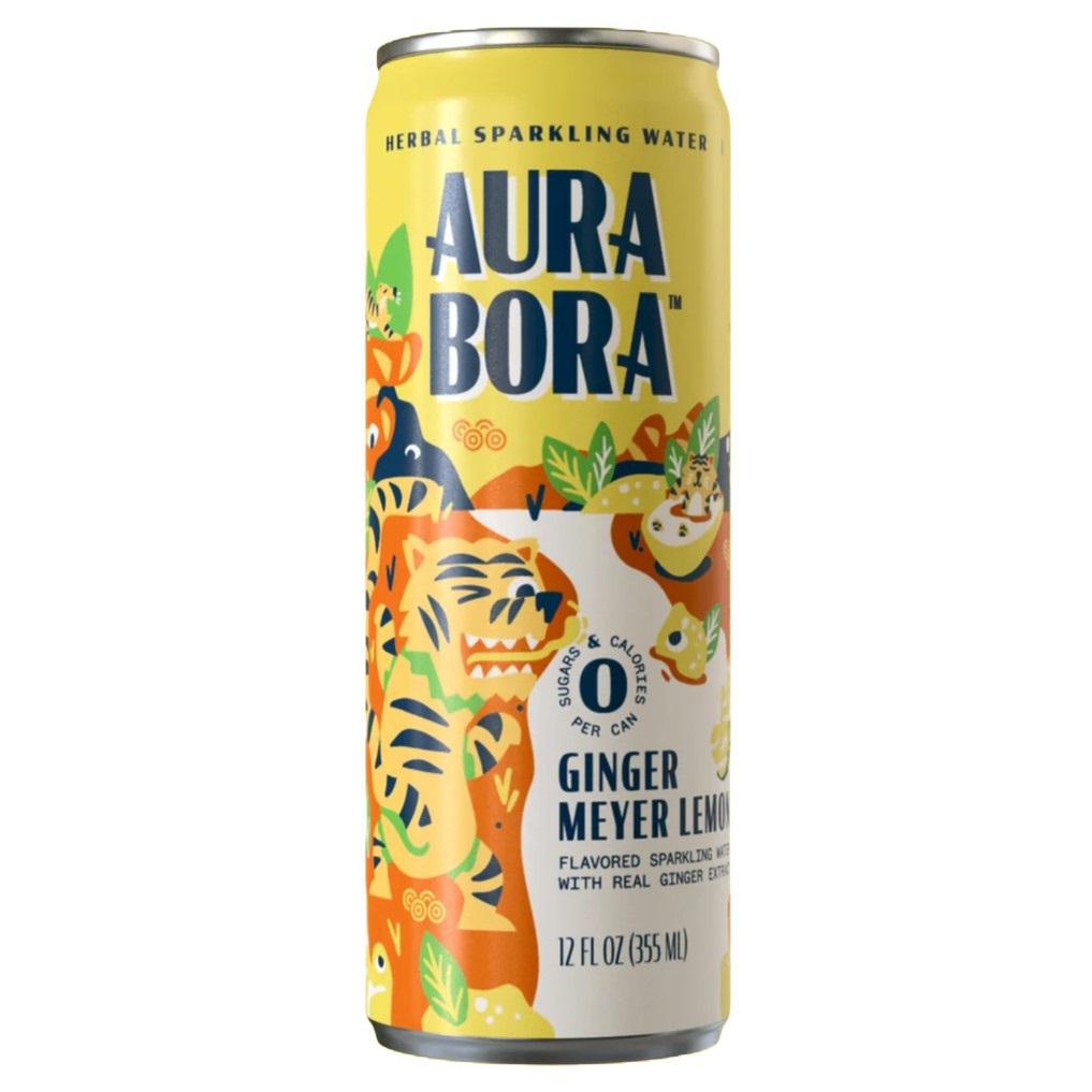 Aura Bora - 'Ginger Meyer Lemon' Herbal Sparkling Water (12OZ)