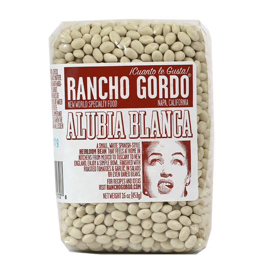 Rancho Gordo - 'Alubia Blanca' Heirloom Beans (16OZ)