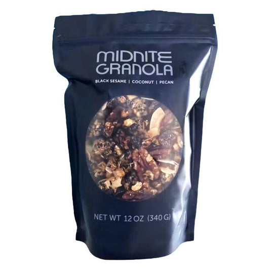 Midnite Granola - Black Sesame | Coconut | Pecan Granola (12OZ)