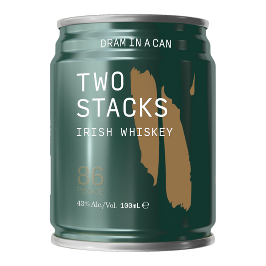 Two Stacks - 'Dram In A Can' Irish Whiskey (100ML)