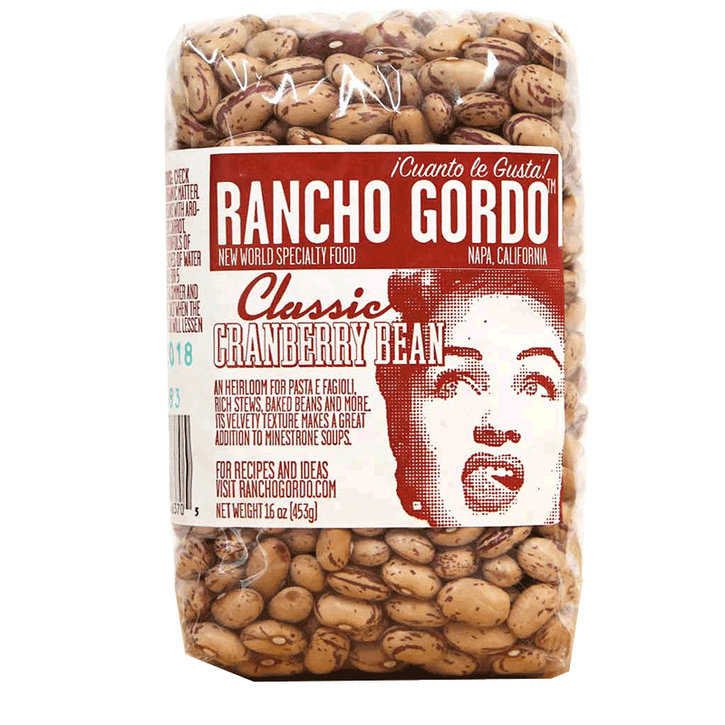 Rancho Gordo - 'Classic Cranberry' Heirloom Beans (16OZ)