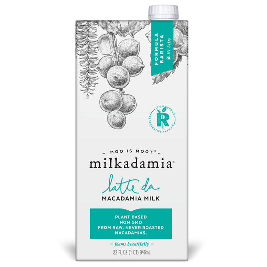 Milkadamia - 'Latte Da Barista' Macadamia Milk (32OZ)