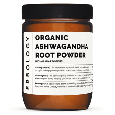 Erbology - Organic Ashwagandha Root Powder (7.8OZ)