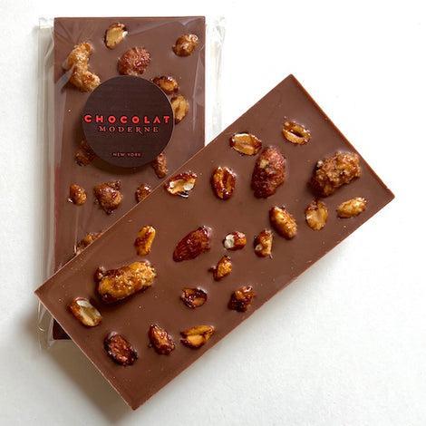 Chocolat Moderne - 'NYC Street' Nuts Bar (35% | 3.5OZ)
