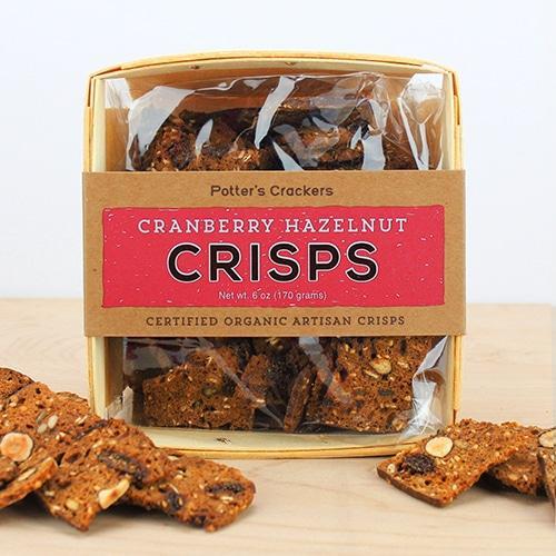Potter's Crackers - 'Cranberry Hazelnut' Crisps (6OZ)