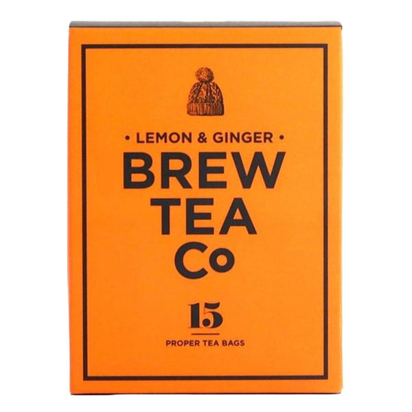 Brew Tea Co. - 'Lemon & Ginger' Tea Bags (15CT).