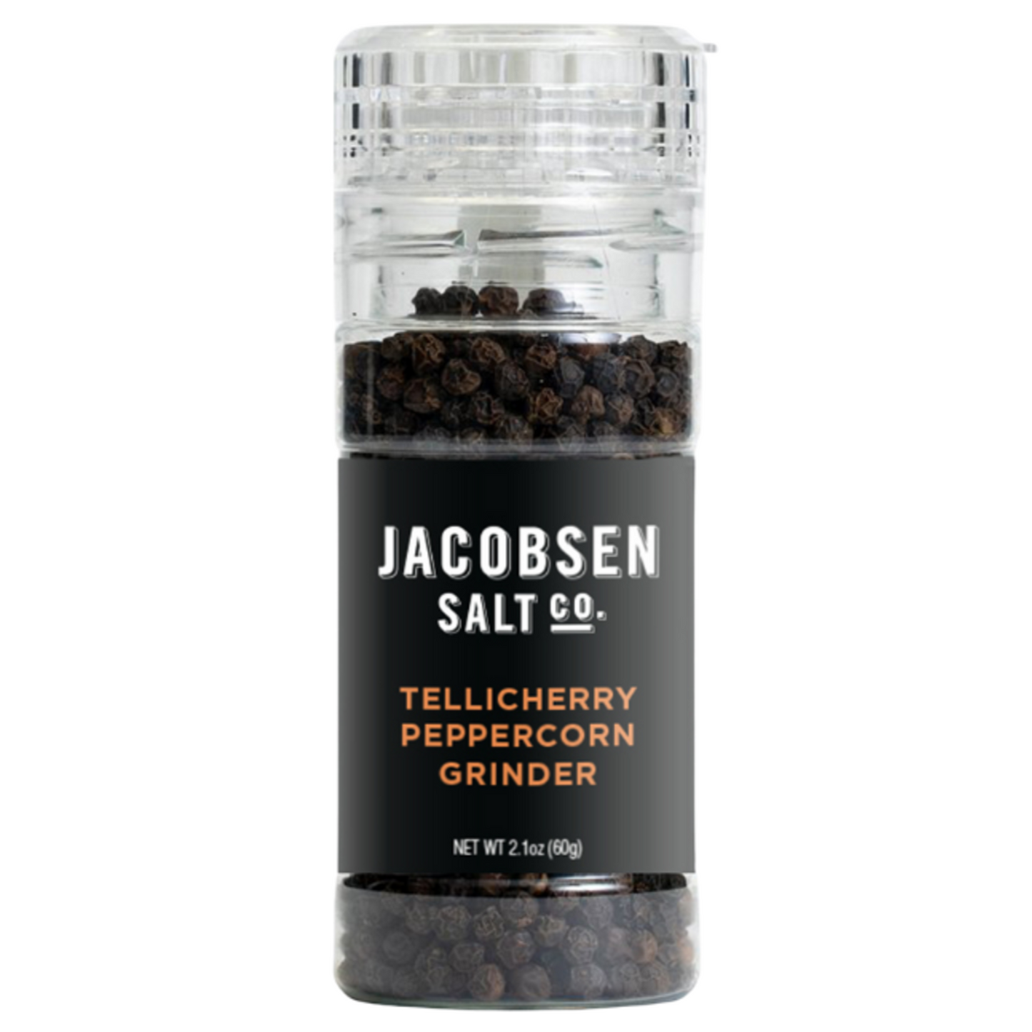 Jacobsen Salt Co - Tellicherry Peppercorn Grinder (1.6OZ)