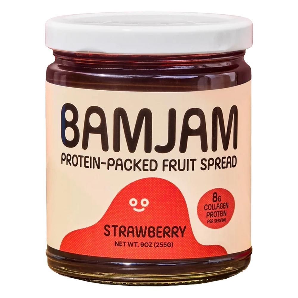 BamJam - 'Strawberry' Fruit Spread w/ 8G Collagen Protein Per Serving (9OZ)