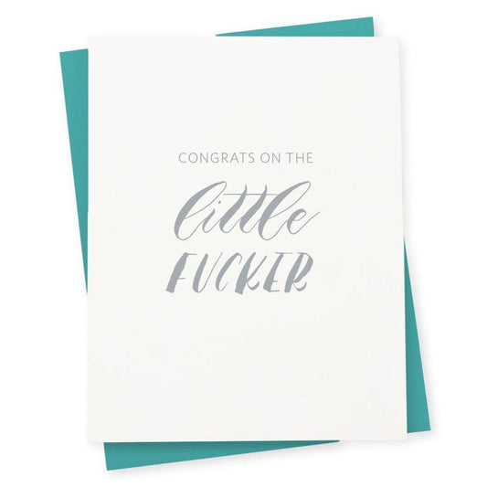 417 Press - 'Congrats On The Little Fucker' Greeting Card (1CT)