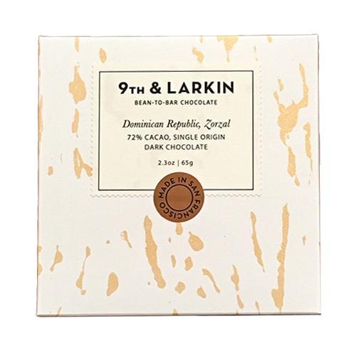 9th & Larkin - 'Zorzal, Dominican Republic' Single-Origin Dark Chocolate (72% | 65G) - The Epicurean Trader