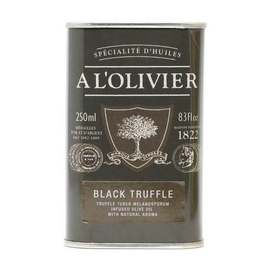 A L'Olivier - Black Truffle Infused Olive Oil (250ML) - The Epicurean Trader