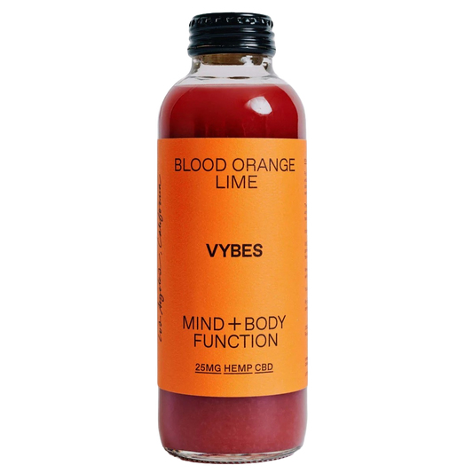 VYBES - 'Blood Orange Lime' CBD-Infused Beverage (14OZ)